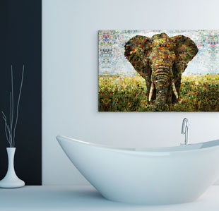 bagno alluminio dibond_esempio elefante
