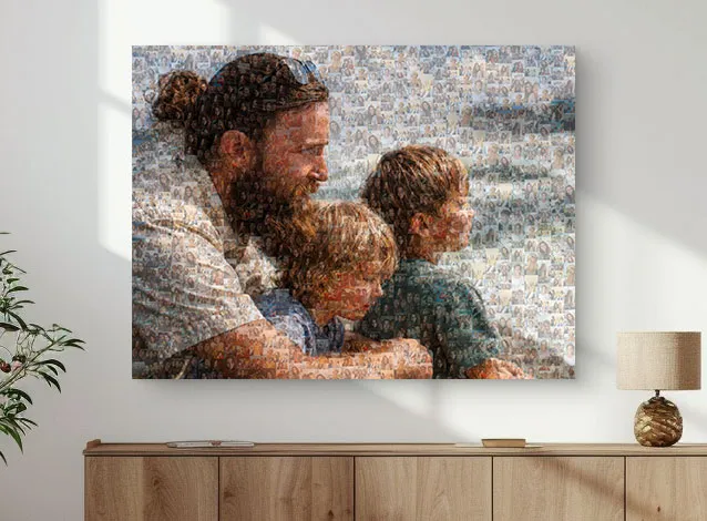 foto mosaico esempio compleanno 40